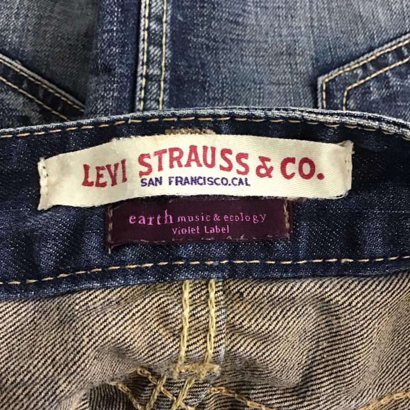 リーバイス Levi s スカート ミニスカート デニムスカート L 無地 インディゴ / インディゴ /  レディース USED 古着 中古 10144257