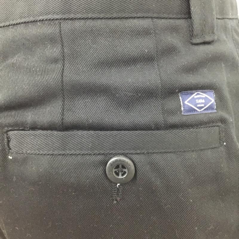 ザラ ZARA パンツ チノパン 0706 504 800 無地 黒 / ブラック /  メンズ USED 古着 中古 10119787