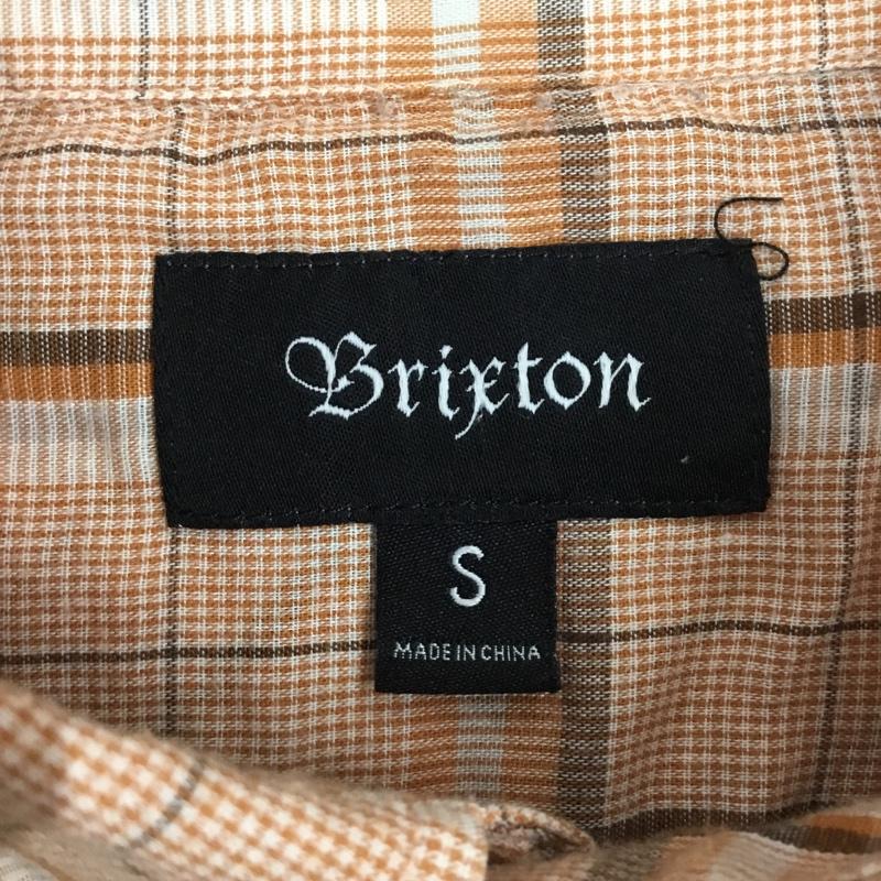 ブリクストン BRIXTON シャツ、ブラウス 半袖 ボタンダウンシャツ S チェック マルチカラー / マルチカラー /  メンズ USED 古着 中古 10108967