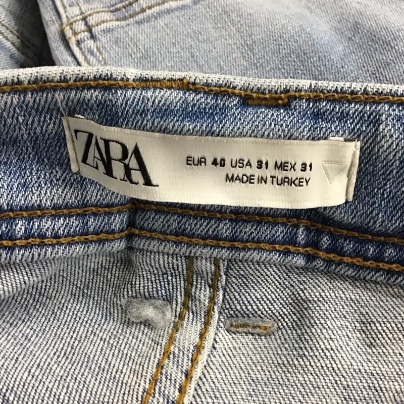 ザラ ZARA パンツ デニム、ジーンズ デニムパンツ スリムパンツ カジュアルパンツ ストレッチパンツ 40インチ 無地 インディゴ / インディゴ /  メンズ USED 古着 中古 10143192