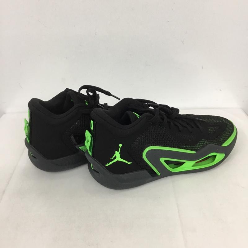 ナイキ NIKE スニーカー スニーカー DZ3330-003 JORDAN TATUM 1 PF 28cm 箱有 28.0cm ワンポイント 黒 / ブラック / X 薄緑 / ライトグリーン /  メンズ USED 古着 中古 10131044
