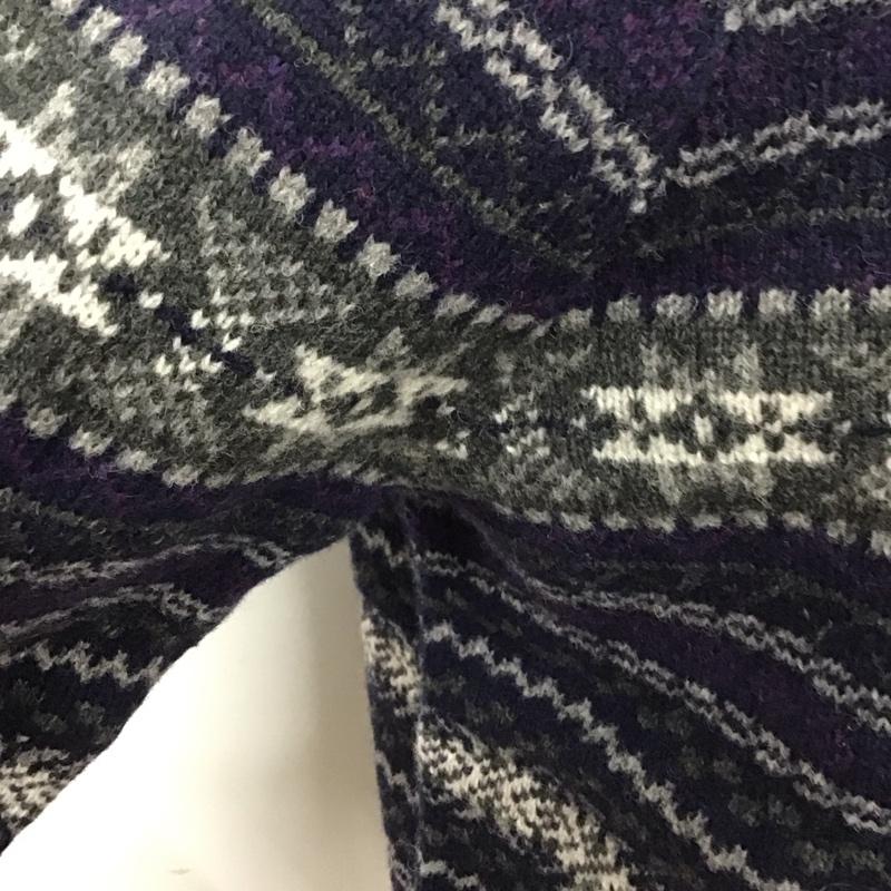 ブルックスブラザーズ BROOKS BROTHERS ニット、セーター 長袖 長袖ニットカットソー ニット セーター クルーネックニット M 総柄 マルチカラー / マルチカラー /  メンズ USED 古着 中古 10113733