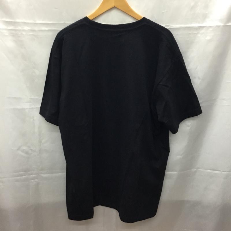 古着 USED Tシャツ 半袖 半袖カットソー プリントTシャツ クルーネックカットソー XL プリント 黒 / ブラック /  メンズ USED 古着 中古 10108369