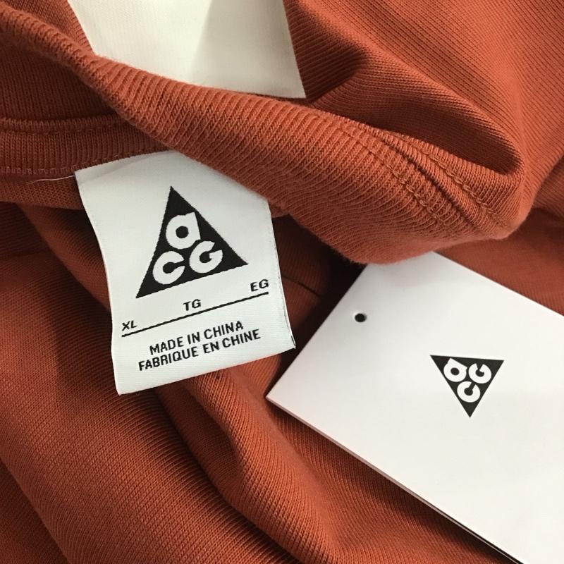 ナイキ エィシージー NIKE ACG Tシャツ 半袖 dj1143-670 Tシャツ 半袖カットソー プリントTシャツ XL ロゴ、文字 茶 / ブラウン /  メンズ USED 古着 中古 10126531
