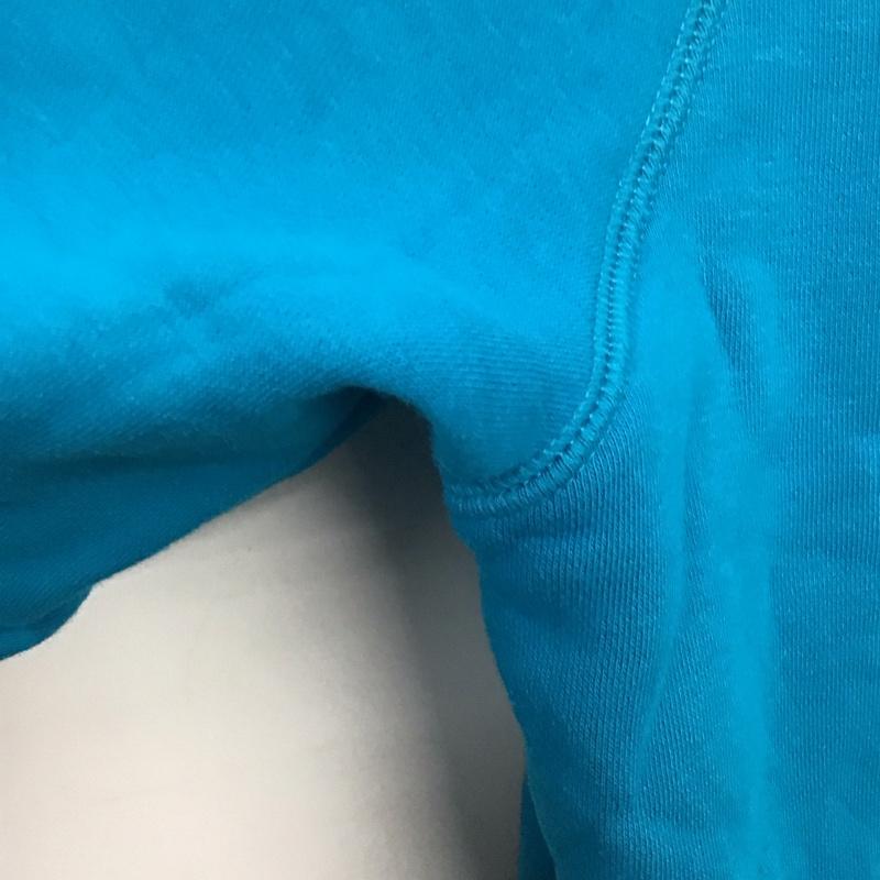 アンダーアーマー UNDER ARMOUR パーカー 長袖 長袖パーカー プルオーバーパーカー スウェット XL ロゴ、文字 青 / ブルー /  メンズ USED 古着 中古 10141791