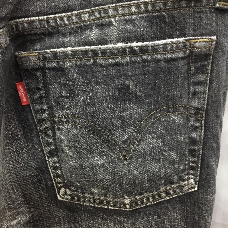 リーバイストラウスアンドコー Levi Strauss & co. パンツ デニム、ジーンズ デニムパンツ ストレートパンツ カジュアルパンツ ジーンズ 32インチ 無地 黒 / ブラック /  メンズ USED 古着 中古 10121923