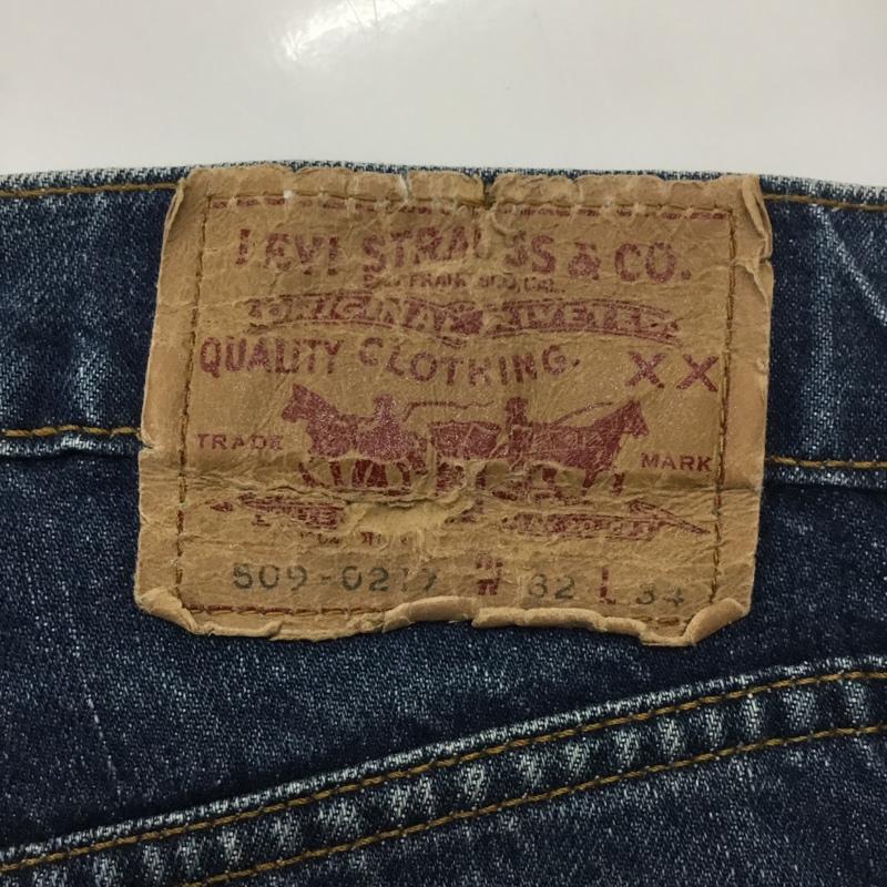 リーバイストラウスアンドコー Levi Strauss & co. パンツ デニム、ジーンズ デニムパンツ ストレートパンツ ワイドパンツ カジュアルパンツ 32インチ 無地 インディゴ / インディゴ /  メンズ USED 古着 中古 10115636