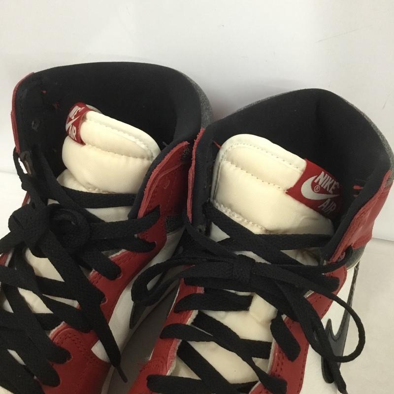 ナイキ NIKE スニーカー スニーカー DZ5485 612 AIR JORDAN 1 RETRO HIGH OG 28.5cm 箱有 28.5cm ロゴ、文字 白 / ホワイト / X 黒 / ブラック / X 赤 / レッド /  メンズ USED 古着 中古 10141541