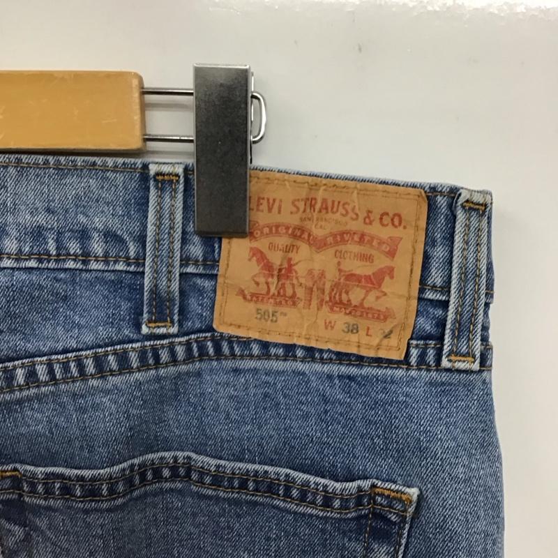 リーバイストラウスアンドコー Levi Strauss & co. パンツ デニム、ジーンズ デニムパンツ ワイドパンツ カジュアルパンツ ストレッチパンツ 38インチ 無地 インディゴ / インディゴ /  メンズ USED 古着 中古 10149536
