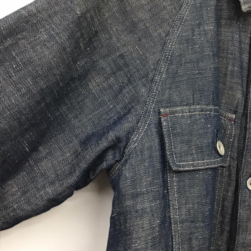 リーバイストラウスアンドコー Levi Strauss & co. ジャケット、上着 ジャケット、ブレザー アウター 古着 前ボタン デニムジャケット 無地 インディゴ / インディゴ /  メンズ USED 古着 中古 10138743