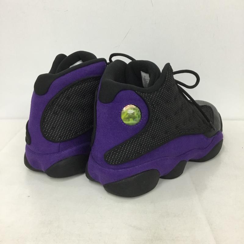 ナイキ NIKE スニーカー スニーカー DJ5982-015 AIR JORDAN 13 RETRO 27cm 27.0cm ワンポイント 黒 / ブラック / X 紫 / パープル /  メンズ USED 古着 中古 10142830