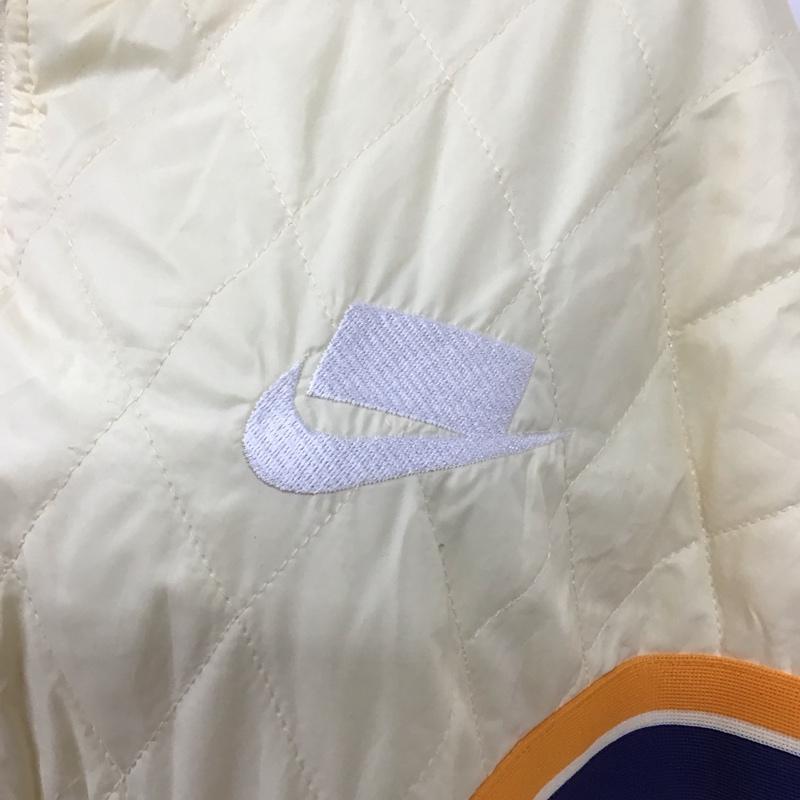 ナイキ NIKE ジャケット、上着 ジャケット、ブレザー BV3041-115 W NSP シェルパ フルジップフーディ ボア フリース M ワンポイント アイボリー / アイボリー /  レディース USED 古着 中古 10120847