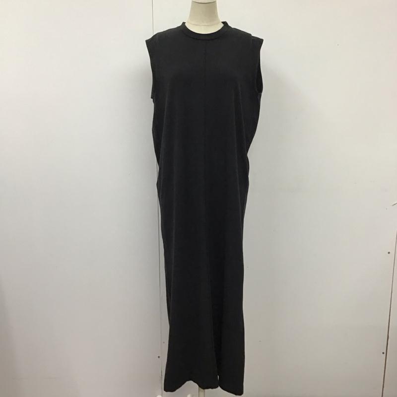 ビームス ハート BEAMS HEART ワンピース ロングスカート 43-26-1444-213 ノースリーブ 無地 黒 / ブラック /  レディース USED 古着 中古 10115484
