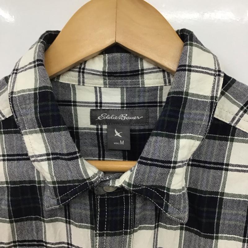エディーバウアー Eddie Bauer シャツ、ブラウス 七分袖 M チェック マルチカラー / マルチカラー /  メンズ USED 古着 中古 10141179