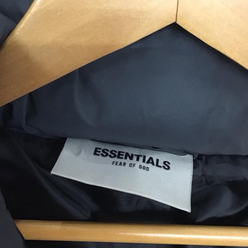 エッセンシャルズ ESSENTIALS ジャケット、上着 ジャンパー、ブルゾン ジップアップジャケット アウター ダウンジャケット S 無地 黒 / ブラック /  メンズ USED 古着 中古 10143213