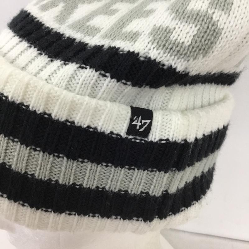 フォーティーセブンブランド 47 Brand 帽子 ニット帽 NY ニューヨークヤンキース ロゴ、文字 白 / ホワイト / X 黒 / ブラック / X 灰 / グレー /  メンズ USED 古着 中古 10131411