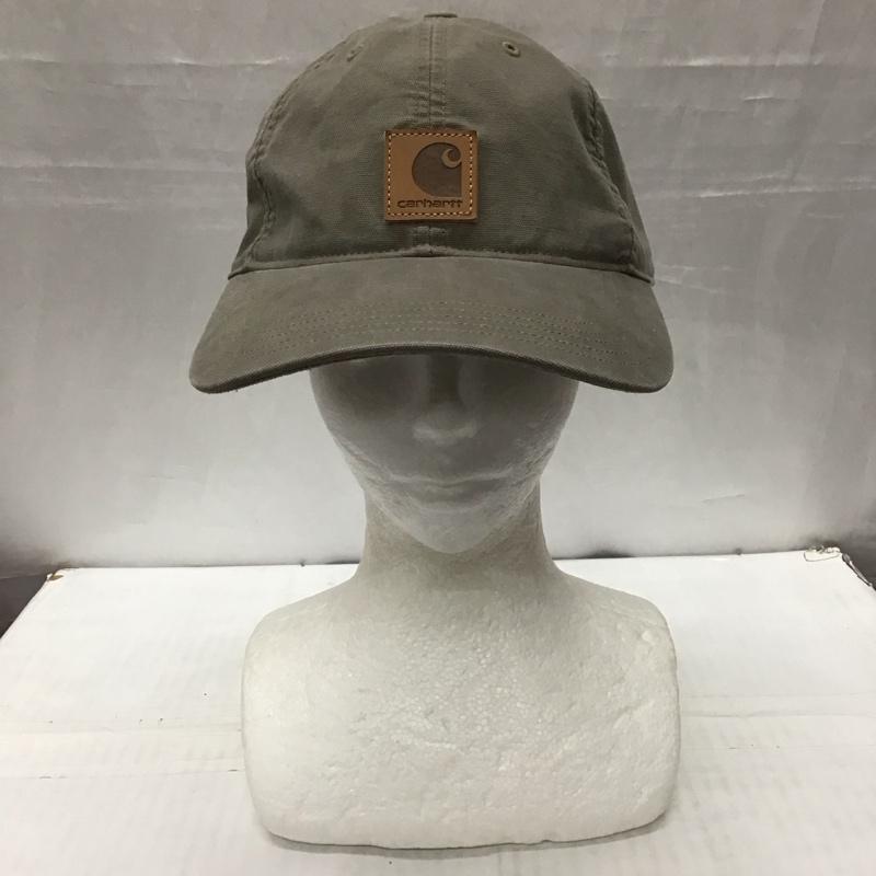 カーハート Carhartt 帽子 キャップ 100289 260 ODESSA CAP ロゴ、文字 灰 / グレー /  メンズ USED 古着 中古 10116462