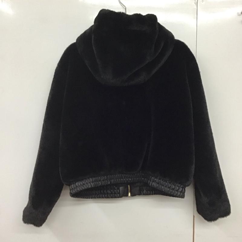 ザラ ZARA ジャケット、上着 ジャンパー、ブルゾン M 無地 黒 / ブラック /  レディース USED 古着 中古 10140668
