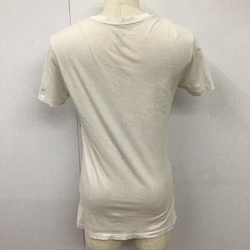 アルマーニエクスチェンジ A/X ARMANIEXCHANGE Tシャツ 半袖 Vネック S ロゴ、文字 白 / ホワイト /  メンズ USED 古着 中古 10116807