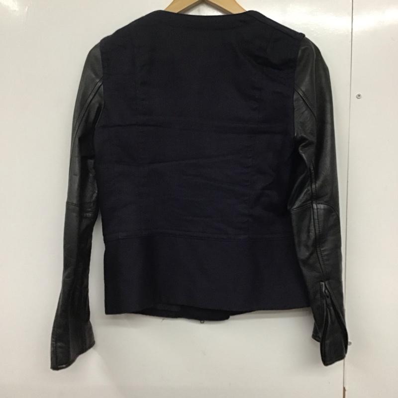 マカフィー MACPHEE ジャケット、上着 ジャケット、ブレザー 38 無地 黒 / ブラック / X 紺 / ネイビー /  レディース USED 古着 中古 10141221