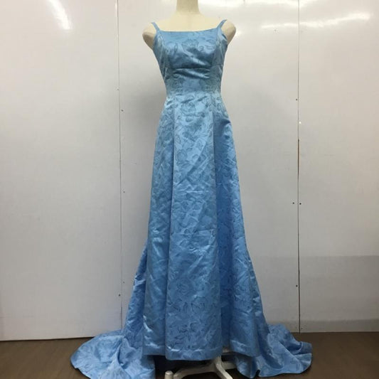 ワコール Wacoal ドレス カラードレス ロングドレス ラメ 花柄 水色 / ライトブルー /  レディース USED 古着 中古 10138223