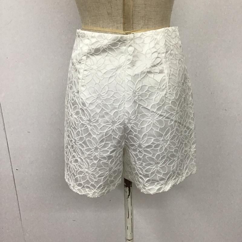 ザラベーシック ZARA BASIC パンツ ショートパンツ ショートパンツ ハーフパンツ カジュアルパンツ S 総柄 白 / ホワイト /  レディース USED 古着 中古 10117675