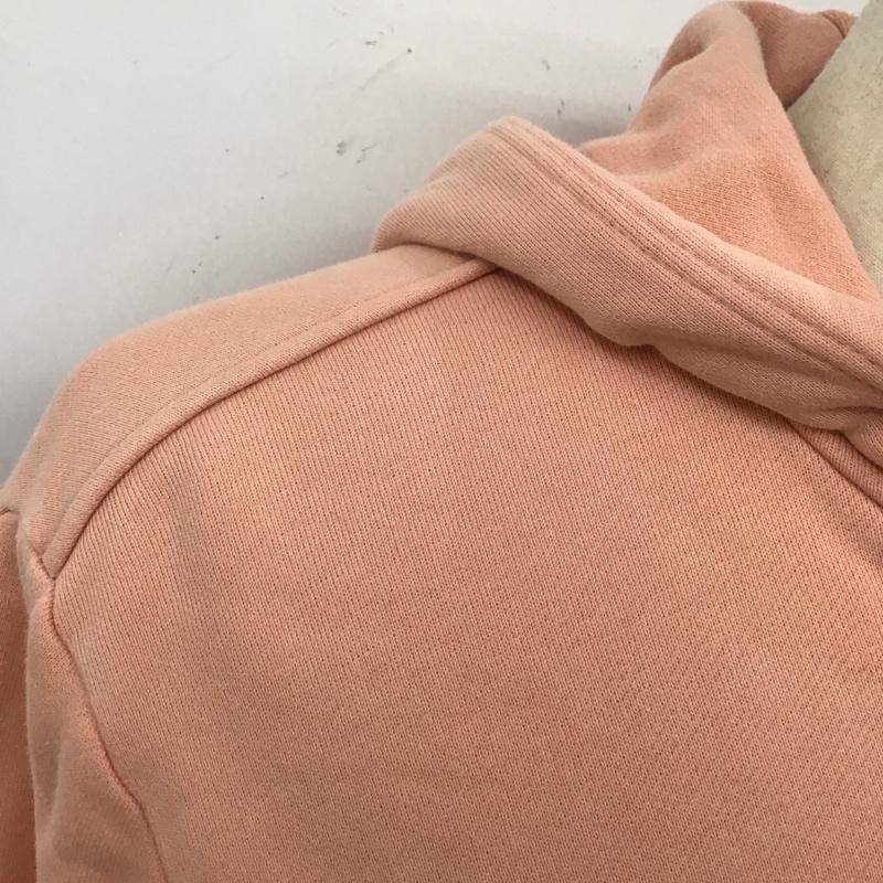 アディダス adidas パーカー 長袖 M プリント 桃 / ピンク /  メンズ USED 古着 中古 10121265