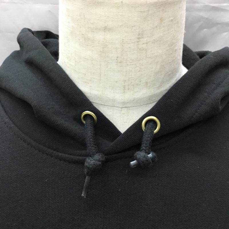 カーハート Carhartt パーカー 長袖 長袖パーカー フード付きパーカー プリントスウェット トレーナー XL 無地 黒 / ブラック /  メンズ USED 古着 中古 10112424