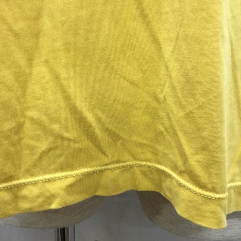 アメリカンイーグル AMERICANEAGLE Tシャツ 半袖 Vネック M ワンポイント 黄 / イエロー /  メンズ USED 古着 中古 10115516