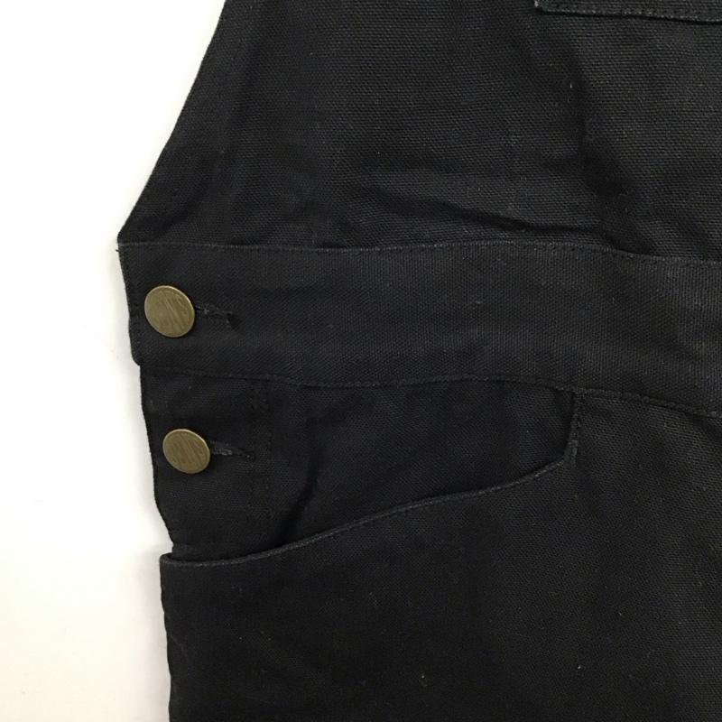 ベンデイビス BEN DAVIS サロペット・オーバーオール サロペット、オーバーオール L 無地 黒 / ブラック /  メンズ USED 古着 中古 10134441