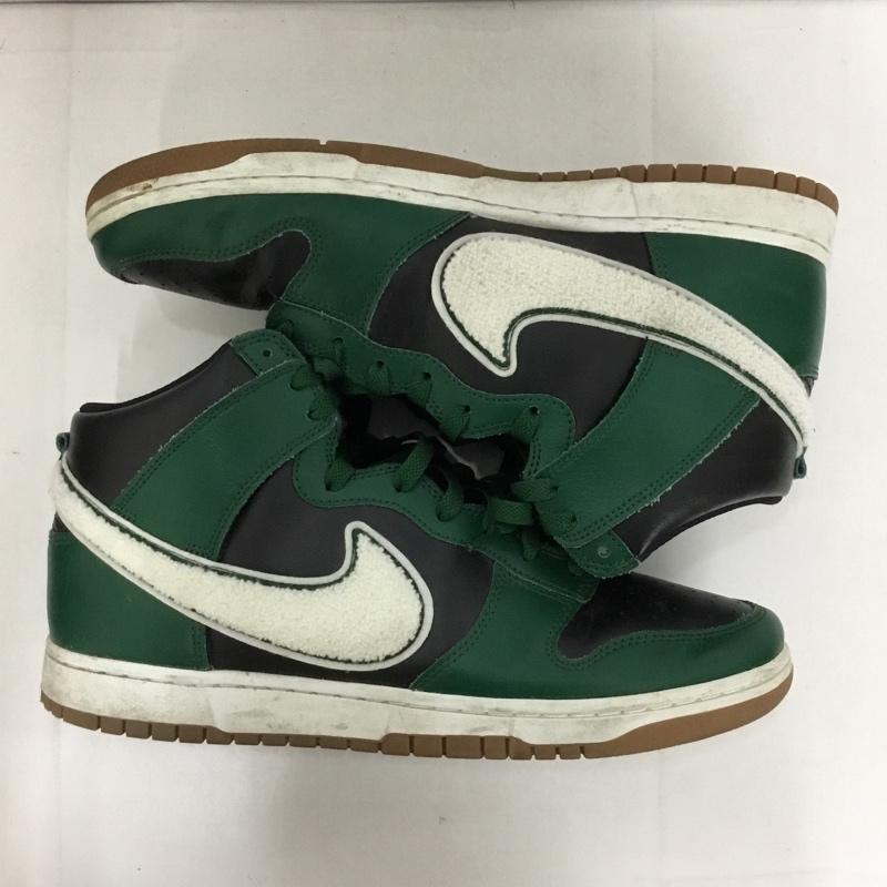 ナイキ NIKE スニーカー スニーカー DR8805-001 DUNK HIGH RETRO 30cm 30.0cm ロゴ、文字 黒 / ブラック / X 白 / ホワイト / X 緑 / グリーン /  メンズ USED 古着 中古 10128625