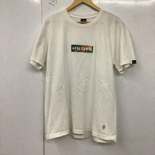 アップルバム APPLEBUM Tシャツ 半袖 半袖カットソー プリントTシャツ クルーネックカットソー XL プリント 白 / ホワイト /  メンズ USED 古着 中古 10129657
