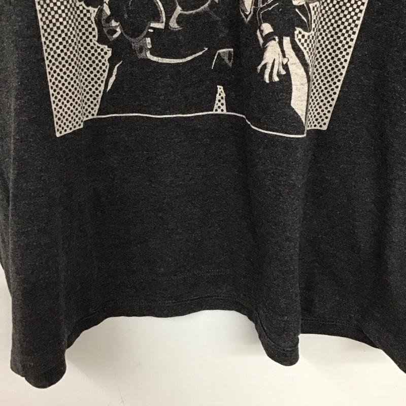 古着 USED Tシャツ 半袖 半袖カットソー プリントTシャツ クルーネックカットソー XL プリント 黒 / ブラック /  メンズ USED 古着 中古 10134558