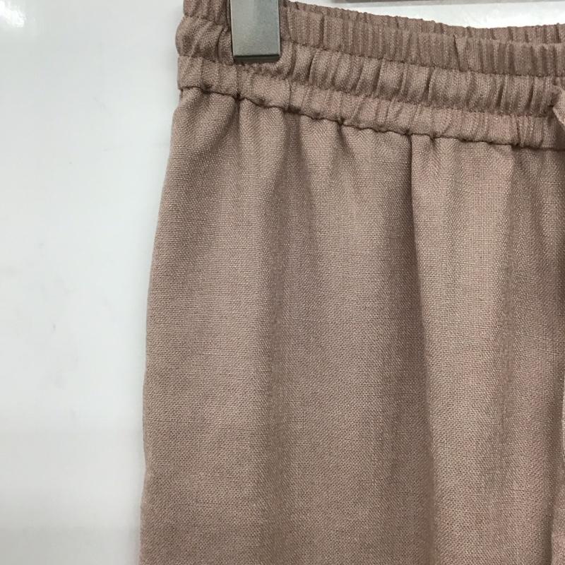 ビューティアンドユースユナイテッドアローズ BEAUTY&YOUTH UNITED ARROWS パンツ スラックス 1614-162-5757 リネンライクドローストイージーパンツ M 無地 桃 / ピンク /  レディース USED 古着 中古 10151255