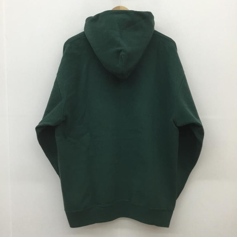 スタンダード カリフォルニア STANDARD CALIFORNIA パーカー 長袖 SD US COTTON LOGO HOOD SWEAT XL ロゴ、文字 X プリント 緑 / グリーン /  メンズ USED 古着 中古 10108200