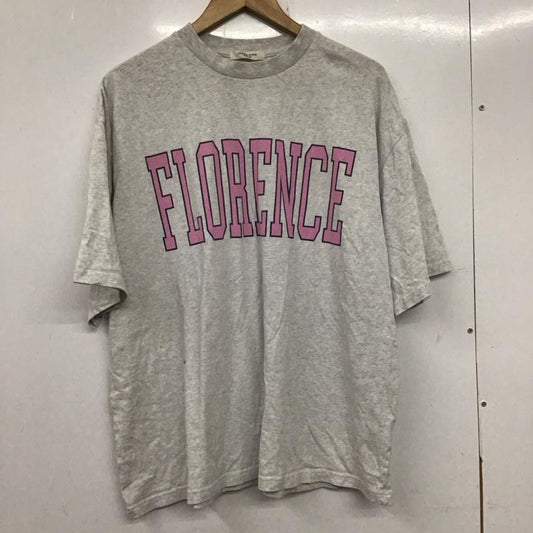 フリークスストア FREAK S STORE Tシャツ 半袖 FREE ロゴ、文字 X プリント 灰 / グレー /  レディース USED 古着 中古 10137396