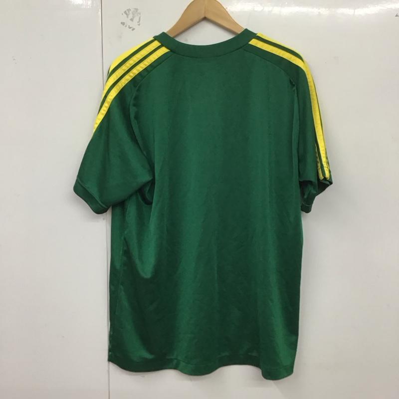 アディダス adidas Tシャツ 半袖 ロゴ、文字 緑 / グリーン /  メンズ USED 古着 中古 10128480