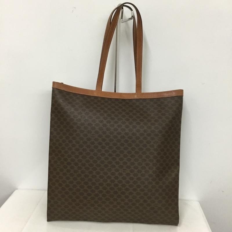 セリーヌ CELINE トートバッグ トートバッグ マカダムトートバッグ ロゴ、文字 茶 / ブラウン /  レディース USED 古着 中古 10141877