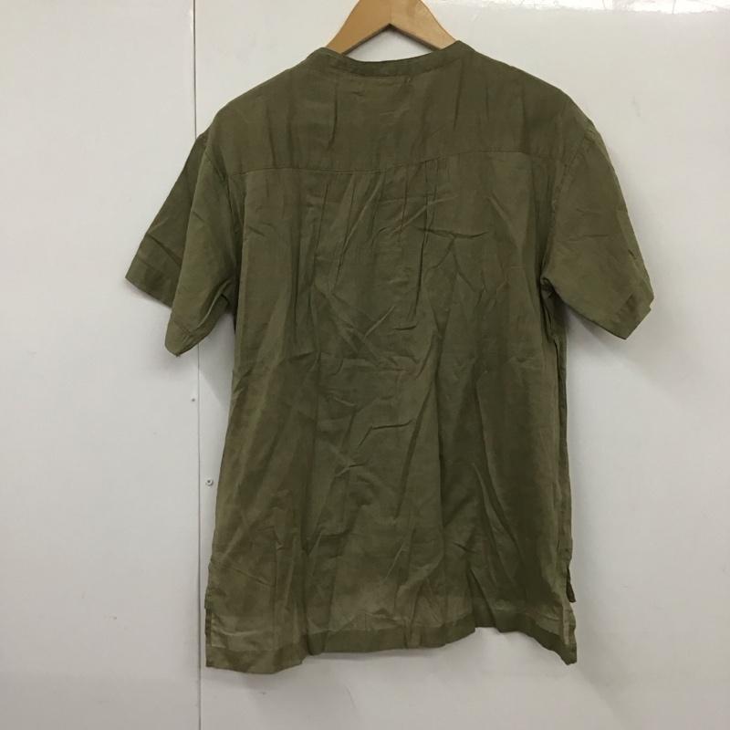 サマンサモスモスブルー Samansa Mos2 blue シャツ、ブラウス 半袖 FREE 無地 カーキ / カーキ /  レディース USED 古着 中古 10130834