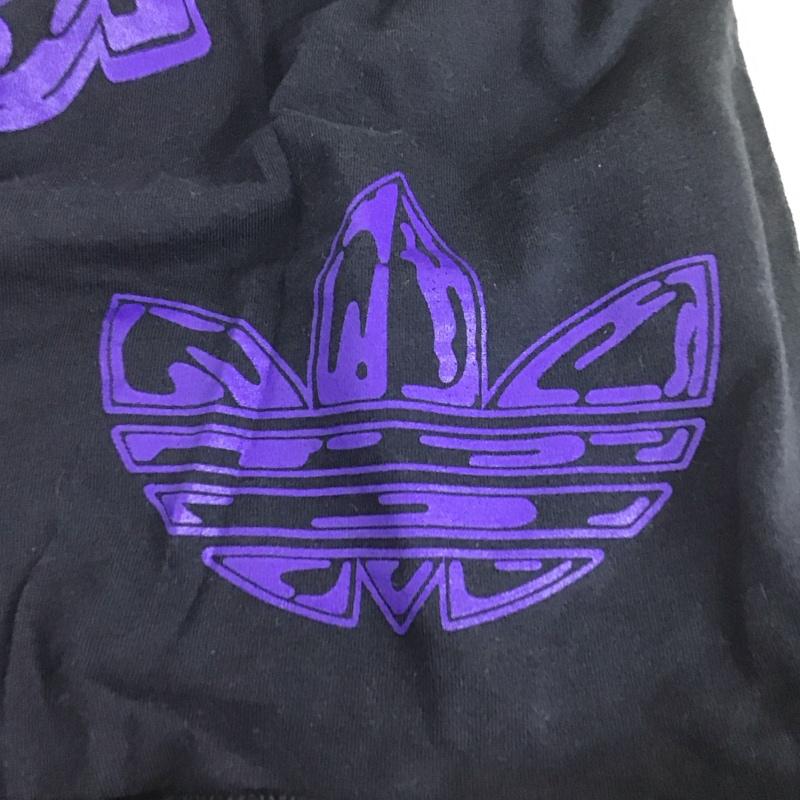 アディダス adidas Tシャツ 半袖 半袖カットソー プリントTシャツ 90s デサント社 ロゴ、文字 紺 / ネイビー /  メンズ USED 古着 中古 10132080