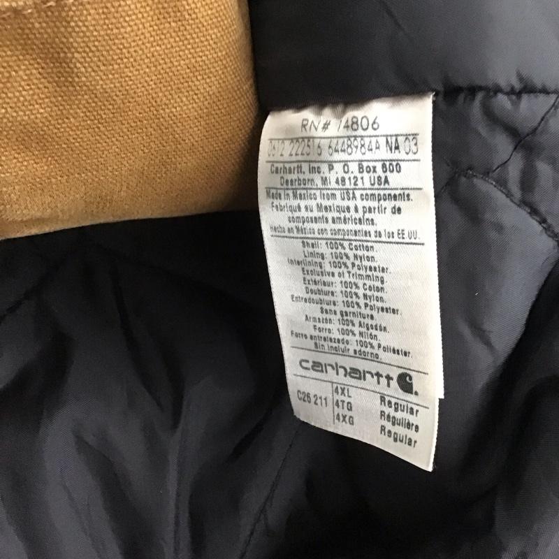 カーハート Carhartt ジャケット、上着 ジャケット、ブレザー ジップアップジャケット アウター 古着 ロゴ、文字 茶 / ブラウン /  メンズ USED 古着 中古 10145888