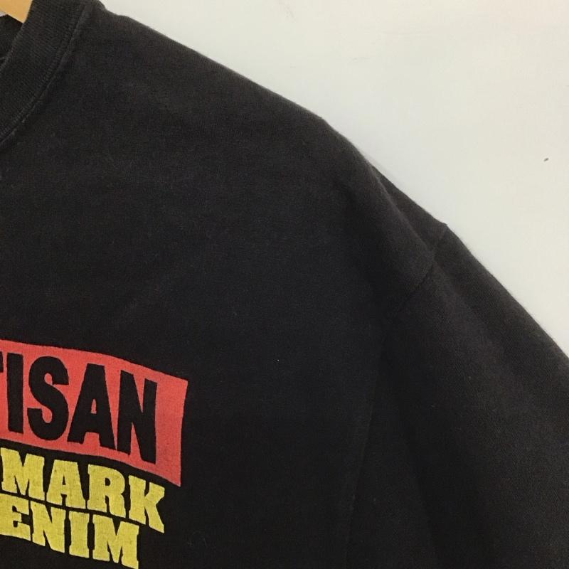 ステュディオ・ダ・ルチザン STUDIO D ARTISAN Tシャツ 半袖 半袖カットソー プリントTシャツ クルーネックカットソー M プリント X ロゴ、文字 黒 / ブラック /  メンズ USED 古着 中古 10107128