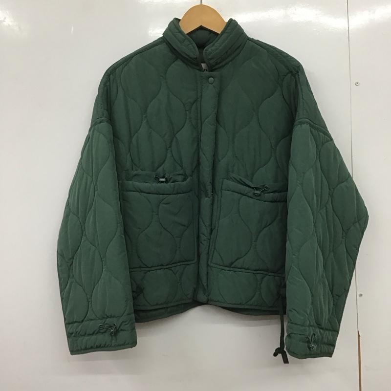 ザラ ZARA ジャケット、上着 ジャケット、ブレザー 2969 065 500 キルティングジャケット M 無地 緑 / グリーン /  レディース USED 古着 中古 10149269