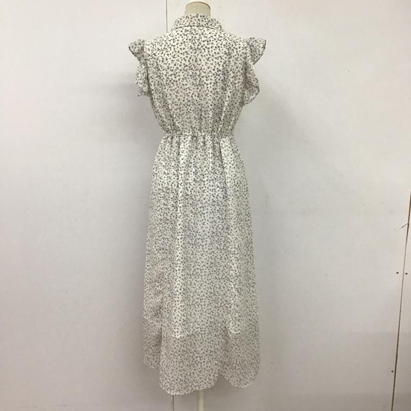 マジェスティックレゴン MAJESTIC LEGON ワンピース ロングスカート 1013066334 上品プチフリルワンピース M 花柄 白 / ホワイト /  レディース USED 古着 中古 10115890