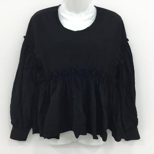レイビームス Ray BEAMS カットソー 長袖 1 無地 黒 / ブラック /  レディース USED 古着 中古 10000028