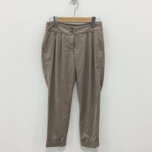 ナチュラルビューティーベーシック NATURAL BEAUTY BASIC パンツ サルエルパンツ XS 無地 ベージュ / ベージュ /  レディース USED 古着 中古 10000432