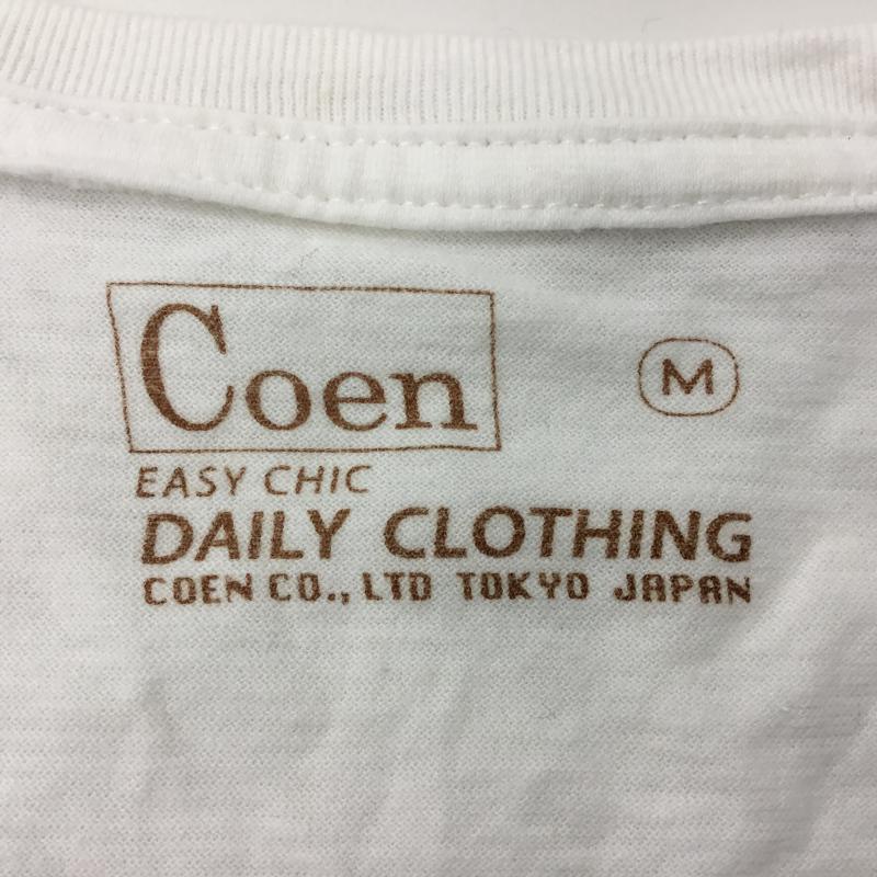 コーエン coen Tシャツ 半袖 M プリント 白 / ホワイト /  レディース USED 古着 中古 10000564