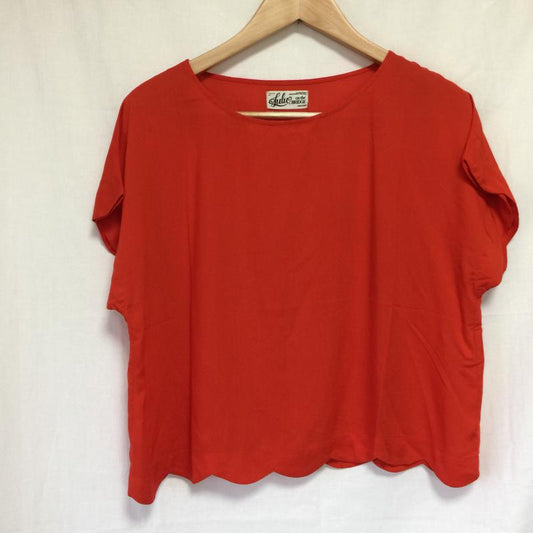 ルルオンザブリッジ LULU ON THE BRIDGE カットソー 半袖 FREE 無地 橙 / オレンジ /  レディース USED 古着 中古 10000711