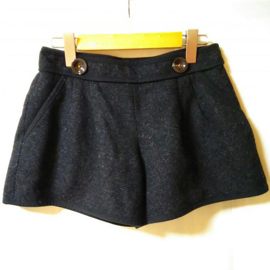 フリーズショップ FREE'S SHOP パンツ ショートパンツ S 無地 黒 / ブラック / X 灰 / グレー /  レディース USED 古着 中古 10001208