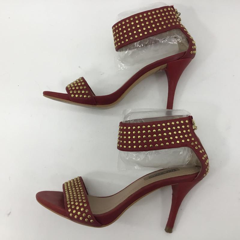 ザラウーマン ZARA WOMAN パンプス パンプス 無地 赤 / レッド / X 金 / ゴールド /  レディース USED 古着 中古 10001588